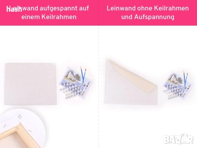  Рисуване по номера – Кнедли 80 x 100 см с рамка за носене (вече опъната), снимка 7 - Картини - 53296614