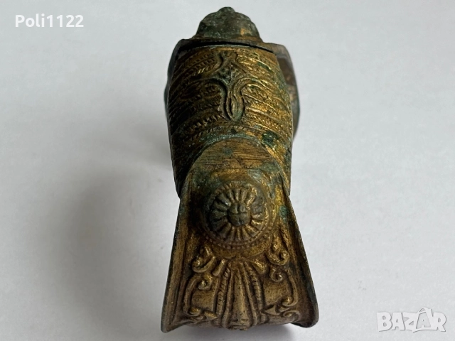 Възрожденска гривна рогатка, снимка 4 - Антикварни и старинни предмети - 51744893