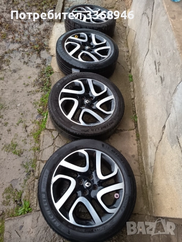 Джанти с гуми Рено 17 4х100 Renault 4x100, снимка 2 - Гуми и джанти - 53471484