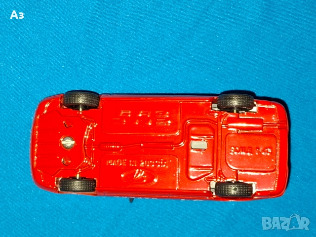 Руски метален модел на кола Лада ВАЗ 2112 Пожарна Охрана в мащаб 1:43 Made in Russia, снимка 9 - Колекции - 51955154