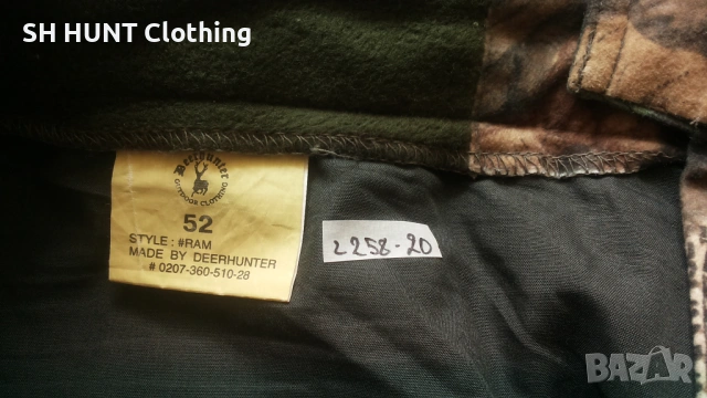 DEERHUNTER DEER-TEX Trouser размер XL за лов панталон със мека безшумна материя - 2010, снимка 17 - Екипировка - 53328282