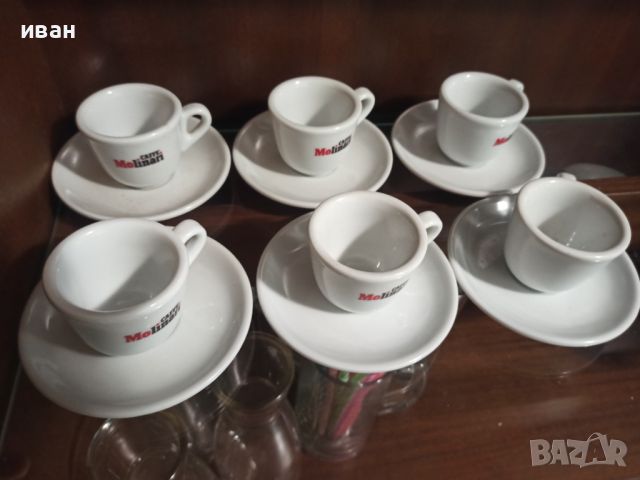 Чашки за кафе еспресо MOLINARI, снимка 4 - Чаши - 46247571