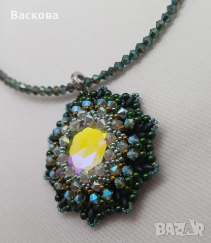 Гердан с подвижна висулка, снимка 4 - Колиета, медальони, синджири - 52175967