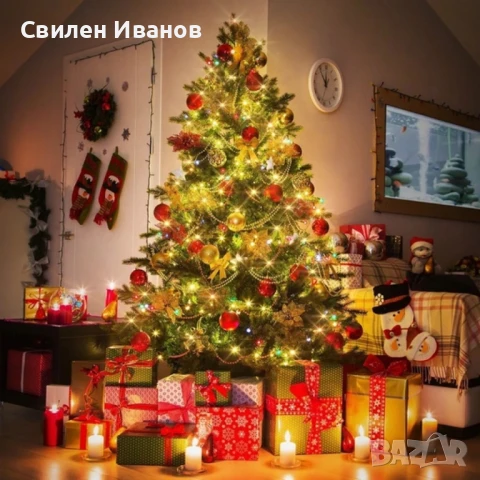 Мини LED /диодни/ лампички на батерии - 3 метра.Водоустойчиви - подходящи за външно и вътрешно ползв, снимка 5 - Лед осветление - 51390280