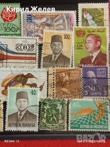 Стари пощенски марки от цял свят смесени СВЕТОВНИ ЛИДЕРИ за КОЛЕКЦИЯ 52035, снимка 3 - Филателия - 53228058