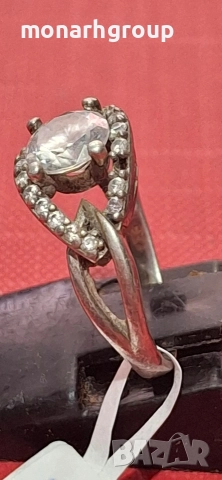 Сребърен пръстен, снимка 4 - Пръстени - 52808423