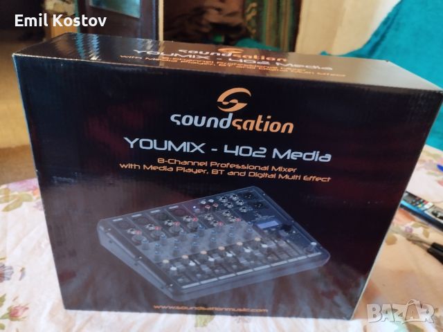 Soundsation Youmix-402 Media, снимка 1 - Ресийвъри, усилватели, смесителни пултове - 46216629