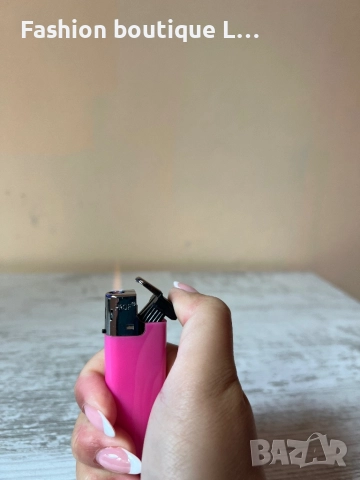 Противовятърна розова запалка 🩷, снимка 4 - Запалки - 52412810