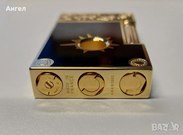 Луксозна метална запалка Dupont, снимка 5 - Запалки - 53466395