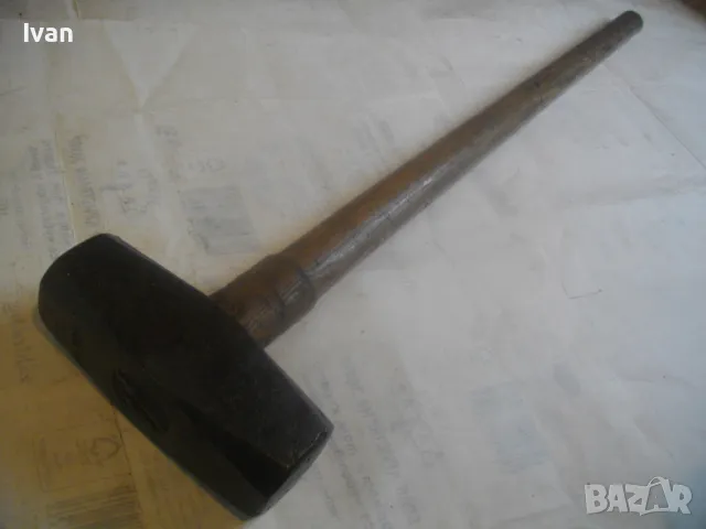 89см/5,2кг НЕМСКИ МАСИВЕН КОВАН РЪЧЕН ЧУК ГОЛЯМ С ГЛАВА 4,0 кг