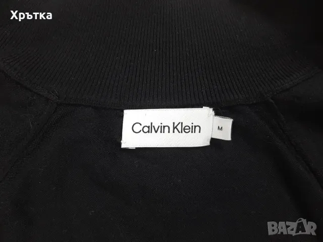 Calvin Klein Mixed Media - Оригинална мъжка жилетка с цип размер M, снимка 10 - Пуловери - 48396723