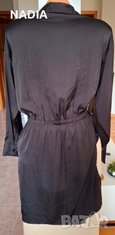 Черна риза - рокля, снимка 2 - Рокли - 54246825