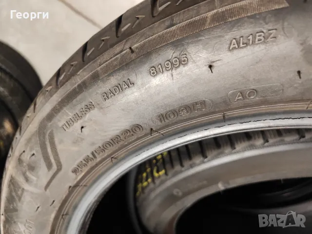 4бр.летни гуми 255/50/20 Bridgestone, снимка 5 - Гуми и джанти - 47914361