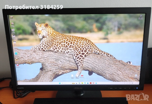 Монитор ASUS 23,4 инча, снимка 4 - Монитори - 54038135