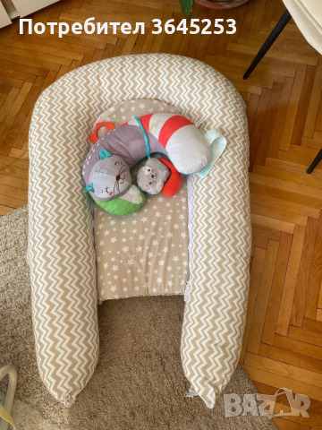 Бебешко гнездо и калъфка tummy time