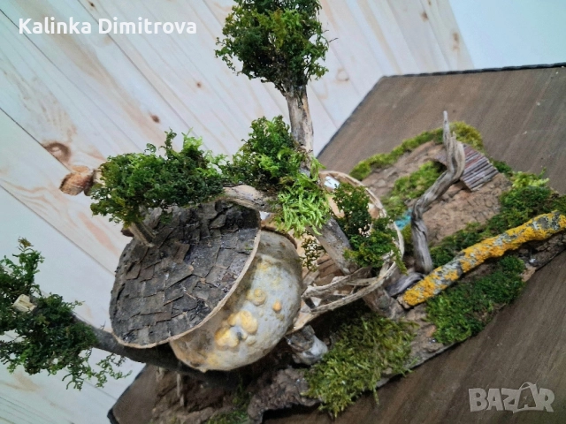 Къщичка на дърво-ръчна изработка., снимка 14 - Декорация за дома - 52339110
