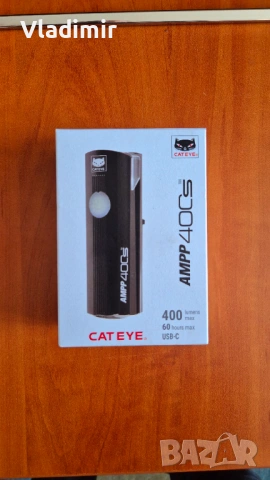 Преден фар CAT Eye ampp 400s, снимка 5 - Аксесоари за велосипеди - 53666729