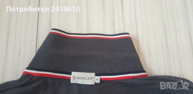 Moncler Pique Cotton Mens Size S ОРИГИНАЛ Мъжка блуза!, снимка 4 - Блузи - 53668265