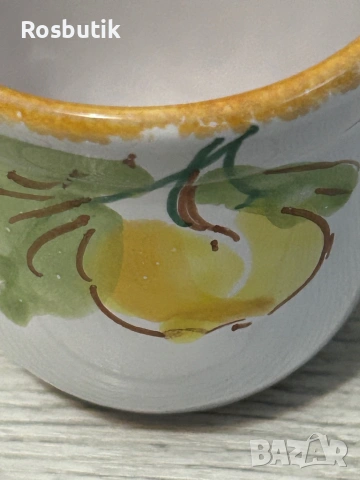 Старинни немски ръчно рисувани чаши от керамика , снимка 6 - Чаши - 53348085