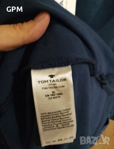 Нова мъжка тениска Tom Tailor Polo, снимка 4 - Тениски - 52310363