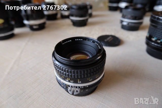 Nikon Nikkor AI-S 50mm f1.8 Lens. Nikon, снимка 5 - Обективи и филтри - 53595573