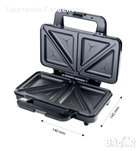 Тостер за сандвичи Bestron ASM90XLCO Copper Collection 900W, снимка 6 - Тостери - 52444163