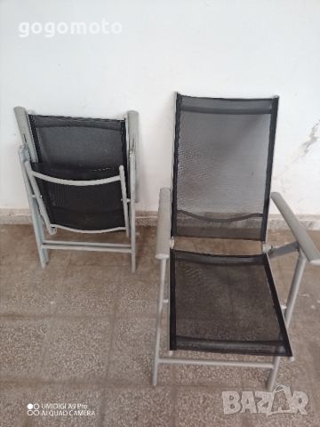 сгъваем стол, шезлонг за плаж, сгъваем стол с много позиции , снимка 3 - Градински мебели, декорация  - 45521270