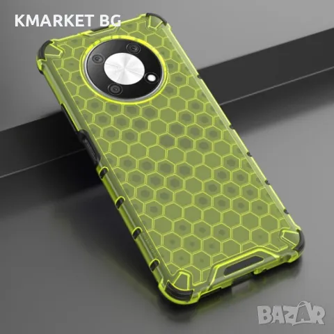 Huawei nova Y90 4G Силиконов Калъф Honeycomb TPU и Протектор, снимка 3 - Калъфи, кейсове - 49432438