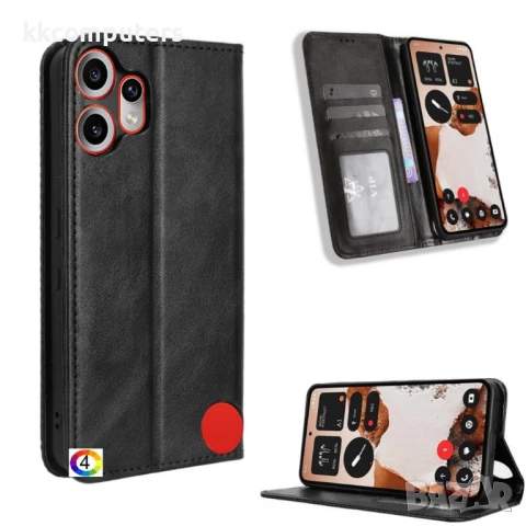 Nothing CMF Phone 2 Pro Magnetic / Wallet Stand /Retro Texture Кожен Калъф и Протектор, снимка 11 - Калъфи, кейсове - 50845461