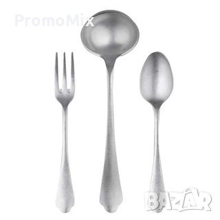 Прибори за хранене Mepra Dolce Vita 106422075 75 части Pewter Silver комплект прибори вилица нож лъж, снимка 3 - Прибори за хранене, готвене и сервиране - 46755081