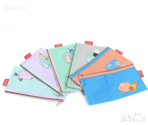 5886 Ученически несесер за моливи и химикалки с място за надписване, снимка 4 - Ученически пособия, канцеларски материали - 50201476