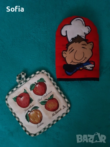 Покривки ръчна изработка : Елипса в бяло от 90-те/БГ Шевици 5бр с бродерии/Ръкохватки , снимка 13 - Покривки за маси - 31525020