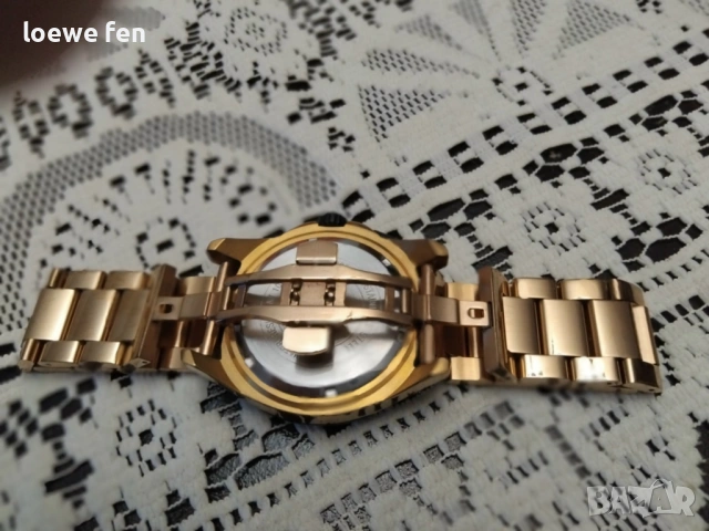 Esprit 45 mm Rosegold - Визуално като нов! Breitling Style !, снимка 4 - Мъжки - 54037242