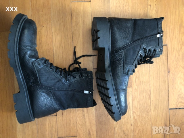 Мъжки кожени кубинки, снимка 4 - Мъжки боти - 54015823