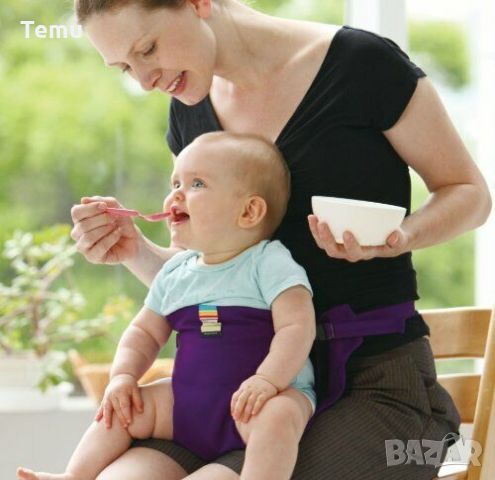 Nippon Tex Japan Genuine сгъваем бебешки колан за стол  за хранене Бебешки колан за хранене, снимка 2 - Други - 45697624