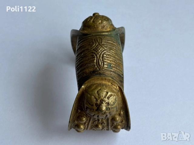 Възрожденска гривна рогатка, снимка 4 - Антикварни и старинни предмети - 51744510