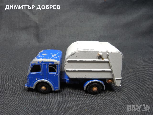 СТАРА РЕТРО МЕТАЛНА КОЛИЧКА LESNEY MATCHBOX ENGLAND TIPPAX REFUSE COLLECTOR, снимка 2 - Колекции - 46291246