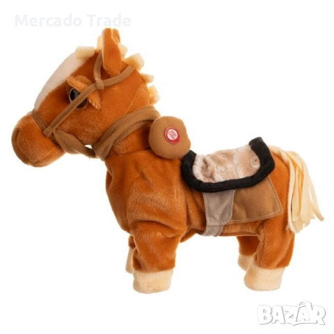 Механично конче Mercado Trade, Kафяв цвят със звук и 4 функции, снимка 3 - Музикални играчки - 52472117