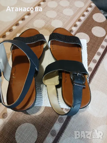 Леки дамски сандали на платформа - естествена кожа , снимка 6 - Сандали - 49723849