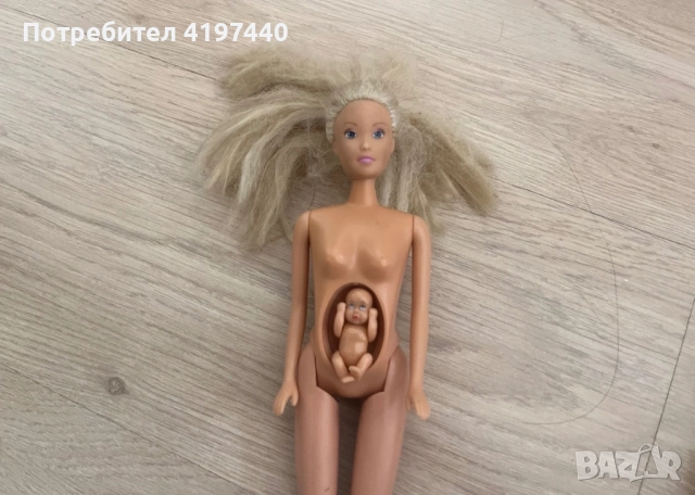 Стари кукли Барби + рядка бременна Барби с бебе, снимка 5 - Кукли - 52932516