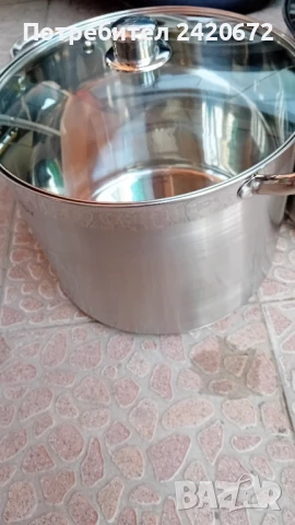 професионални тенджери неръждавейка, снимка 4 - Обзавеждане на кухня - 51146705