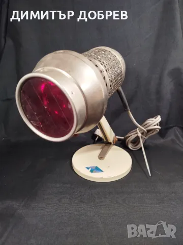 СТАРА РЕТРО СОЦ ГДР НАСТОЛНА ЛАМПА ЗА НАГРЕВКИ VEB GARDIOSA, снимка 2 - Антикварни и старинни предмети - 49736959