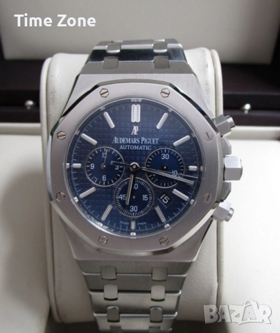 Audemars Piguet Royal Oak Chronograph 41mm Steel Black Dial Различни Варианти, снимка 13 - Мъжки - 48183912