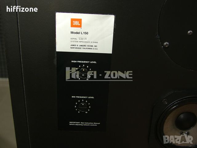 ТОНКОЛОНИ  JBL model l 150 , снимка 12 - Тонколони - 46588273