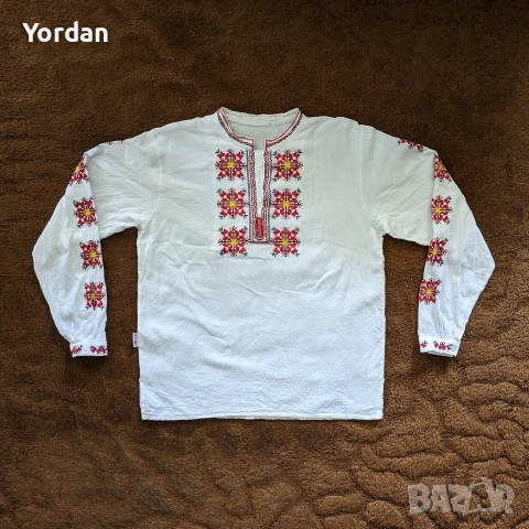 Мъжка риза с шевици