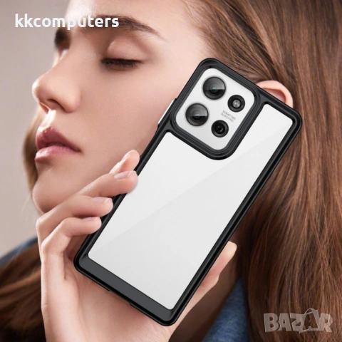 Motorola Moto G75 5G Colorful TPU Калъф и Протектор, снимка 10 - Калъфи, кейсове - 53234562