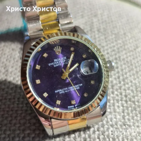 Дамски луксозни часовници 6 цвята Rolex Oyster Perpetual Datejust bicolour , снимка 1 - Дамски - 46997682