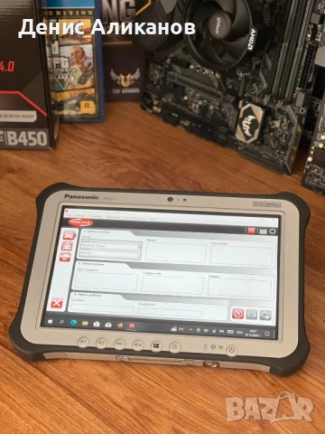 Таблет Лаптоп Panasonic ToughPad FZ-G1 i5-6Gen, 4GB RAM, 128GB SSD, снимка 2 - Таблети - 53729771