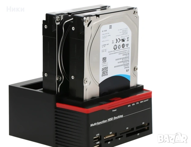 Докинг станция за твърд диск Многофункционална 2.5/3.5" IDE&SATA база за твърд диск USB 3.0 , снимка 3 - Други - 54292891