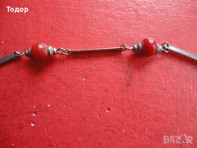 Страхотно корейско колие с камъни , снимка 5 - Колиета, медальони, синджири - 54089202